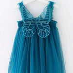 Load image into Gallery viewer, Petticoat Princess Butterfly Dress - Dark Teal
