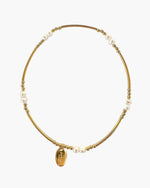 Load image into Gallery viewer, Petals Australia - Gold 2 Pearl Bracelet
