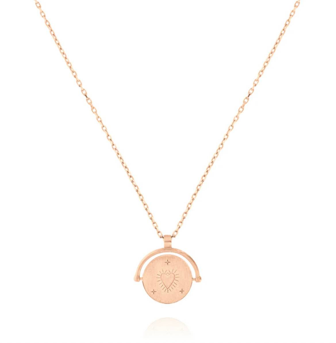 Linda Tahija Amulets of Alchemy Love Necklace - Rose Gold