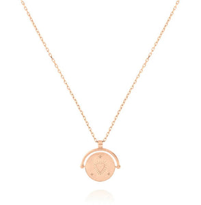 Linda Tahija Amulets of Alchemy Love Necklace - Rose Gold