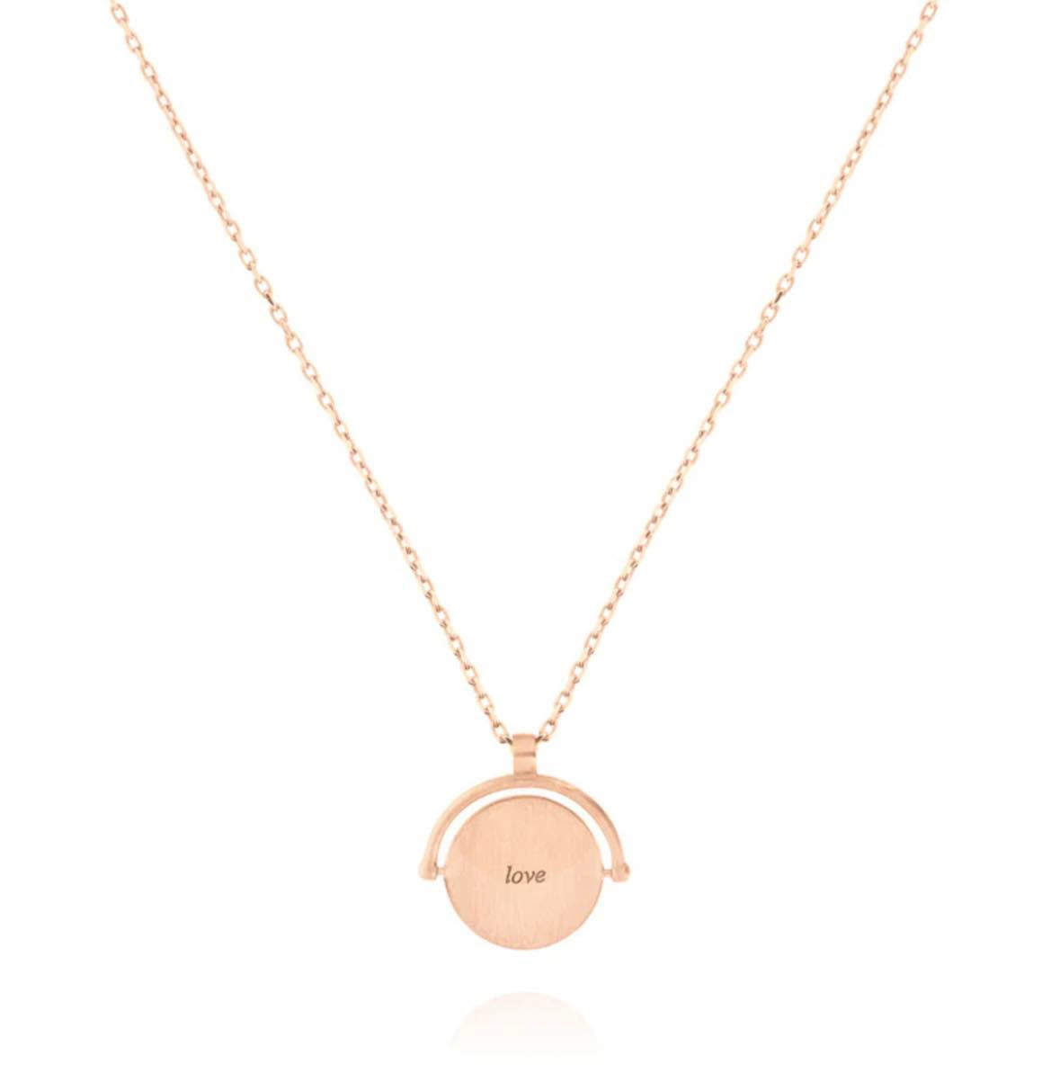 Linda Tahija Amulets of Alchemy Love Necklace - Rose Gold