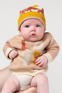 Indus Design Beanie - Love Heart Blush