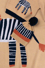 Load image into Gallery viewer, Indus Design Beanie - Zebra 
