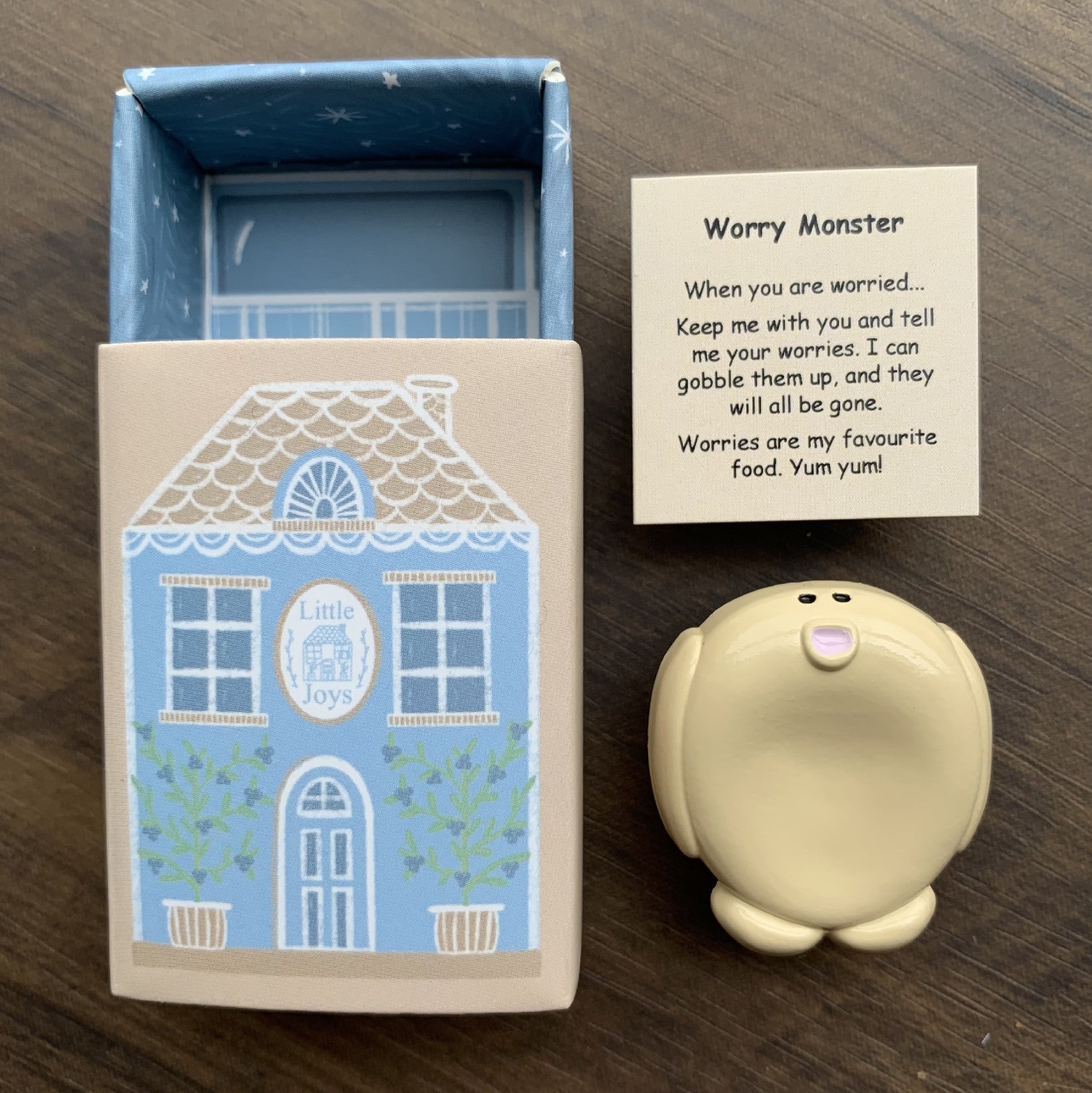 Little Joys Metal Worry Stone - Worry Monster