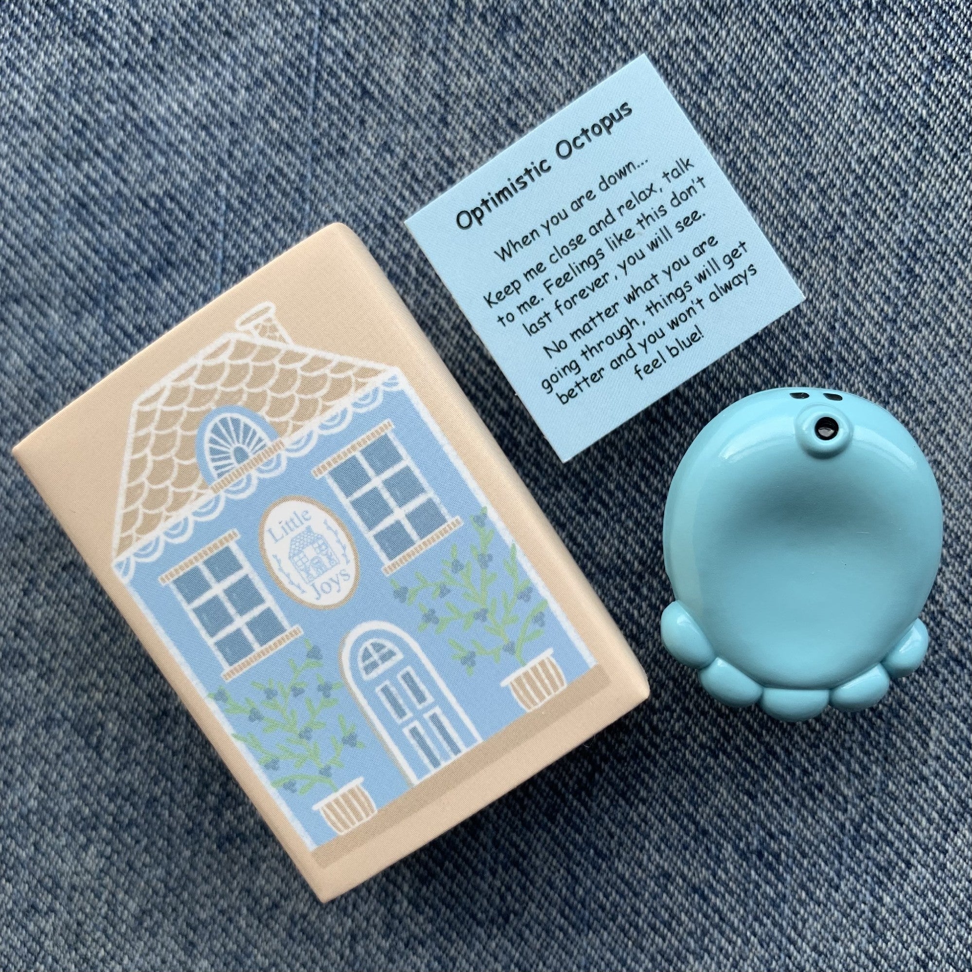 Little Joys Metal Worry Stone - Optimistic Octopus