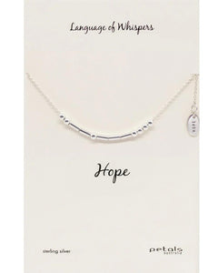 Petals Australia Morse Code Necklace - Hope