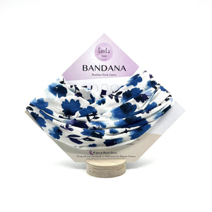 Bonita Shop Bandana - Blue Flowers