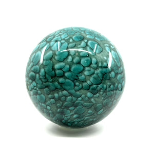 Glass Ball Glow Lamp 20cm - Teal Green