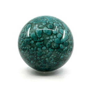 Glass Ball Glow Lamp 20cm - Teal Green