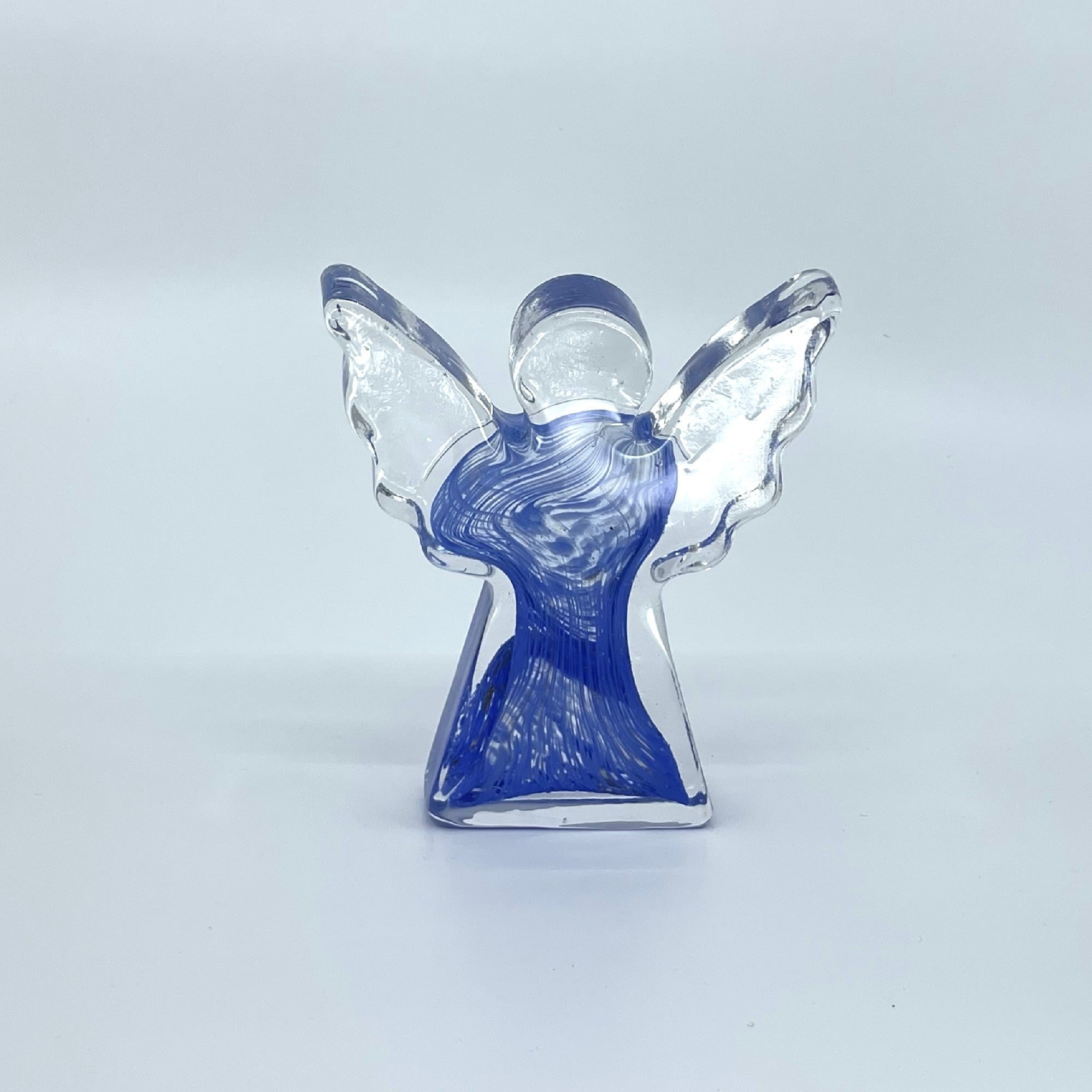 Glass Guardian Angel - Mediterranean Blue