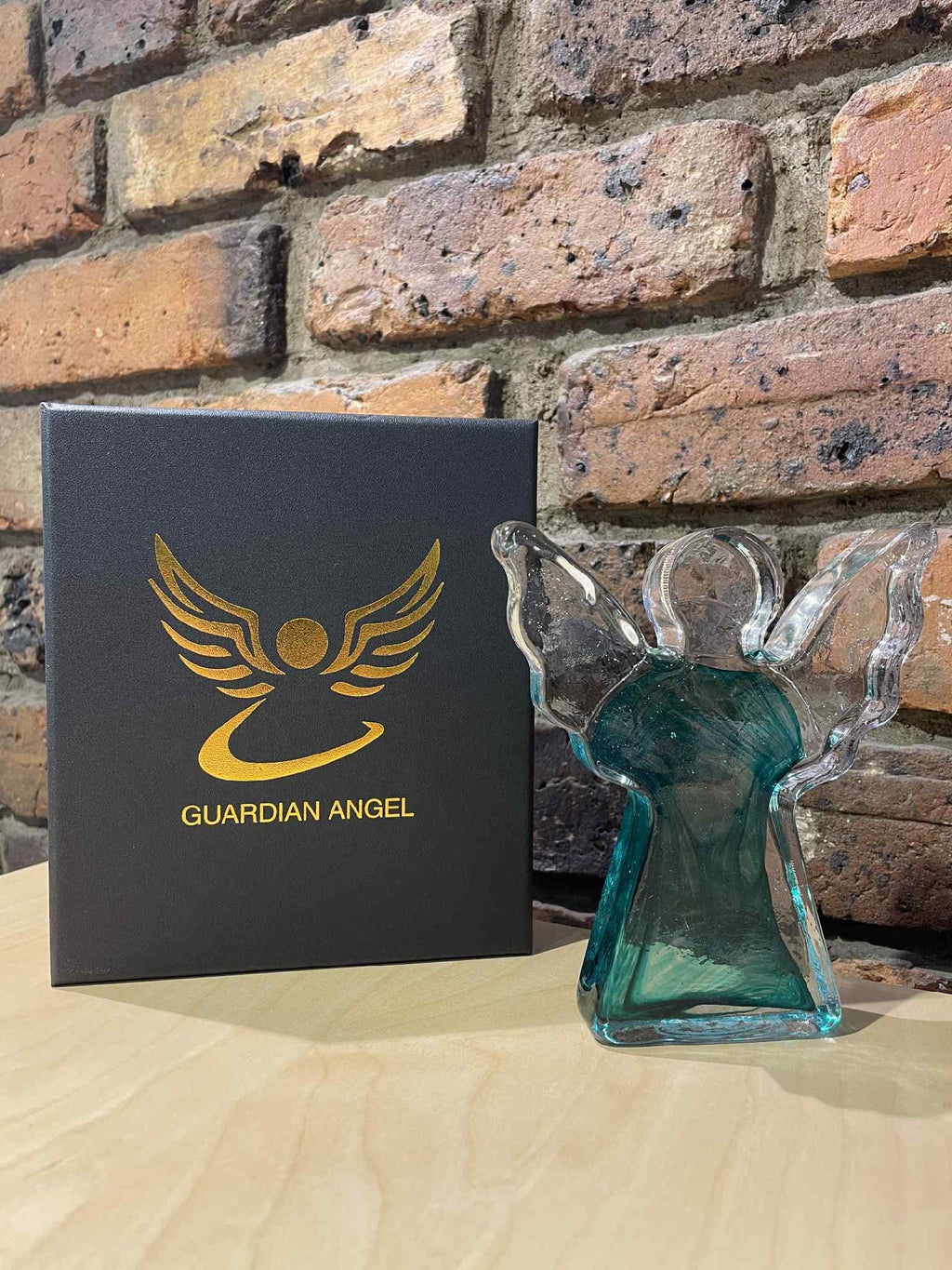 Caravel Glass Guardian Angel - Teal