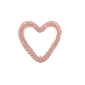 Glass Heart - Pink