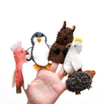 Load image into Gallery viewer, Tara Treasures Felt Finger Puppet Set of 5 - Australian Animals Set B
