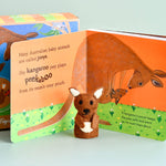 Load image into Gallery viewer, Tara Treasures Book &amp; Finger Puppet Set - Australian Baby Animals
