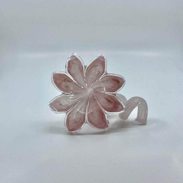 Glass Everlasting Flower - Pink