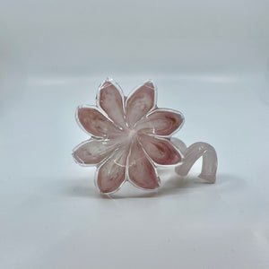 Glass Everlasting Flower - Pink