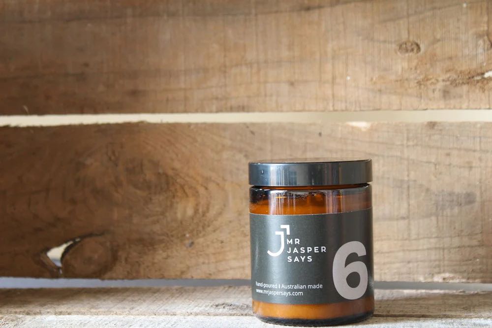 Mr Jasper Says Medium Candle #6 - The Surfer Kinda Guy 