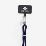 Load image into Gallery viewer, Rikka Universal Phone Strap Nightfall Black - Silver
