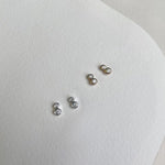Load image into Gallery viewer, Linda Tahija Duo Stud Earrings - Sterling Silver - White Topaz
