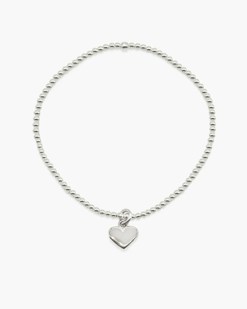 Petals Australia - Sterling Silver Heart Bracelet