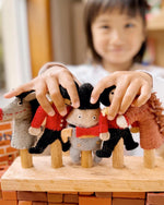 Load image into Gallery viewer, Tara Treasures Felt Finger Puppet Set of 5 - Humpty Dumpty
