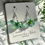 Load image into Gallery viewer, Samantha Abbott Glass Earrings - Drop Bird 
