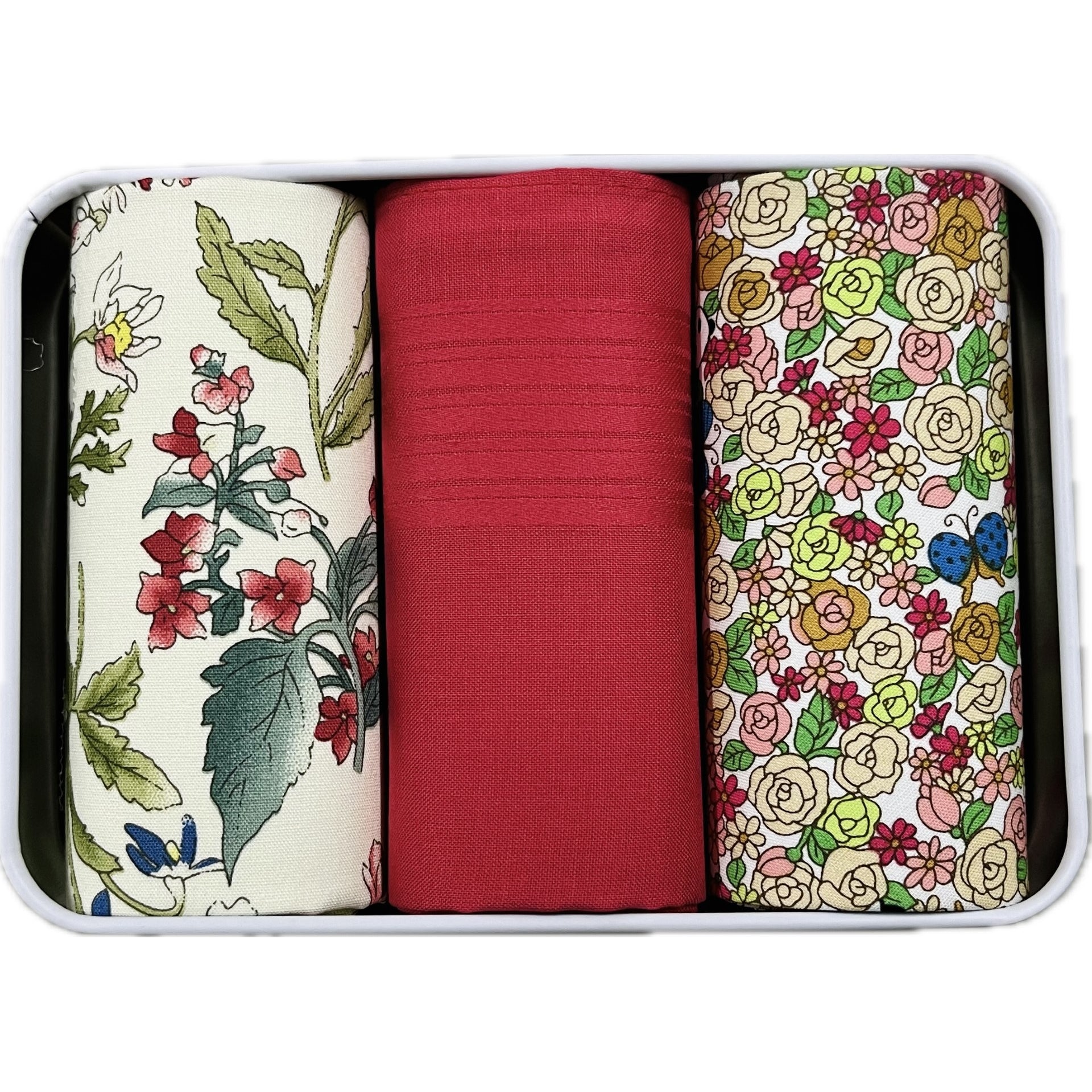 Rosdale Handkerchiefs - Ladies Armando Caruso Tin Gift Box F5