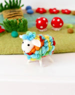 Load image into Gallery viewer, Tara Treasures Felt Sheep - Rainbow
