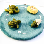 Load image into Gallery viewer, Tara Treasures Felt Life Cycle Of A Green Sea Turtle
