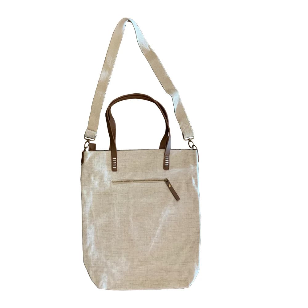 Rancho Linen Handbag - Tall Grasses