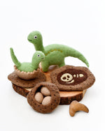 Load image into Gallery viewer, Tara Treasures Felt Life Cycle of a Dinosaur - Brontosaurus
