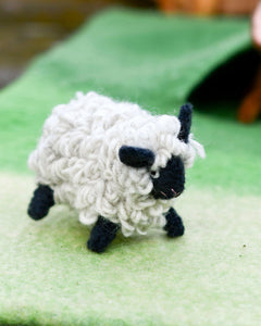 Tara Treasures Felt Farm Animal Toy -  Sheep with Black Face