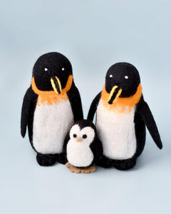 Tara Treasures Felt Penguin Family Toy - Set Of 3