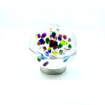 Load image into Gallery viewer, Caravel Friendship Ball - White &amp; Iridescent Pastel Swirl
