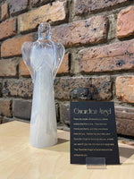 Load image into Gallery viewer, Caravel Glass Guardian Angel Large - White Irridescent
