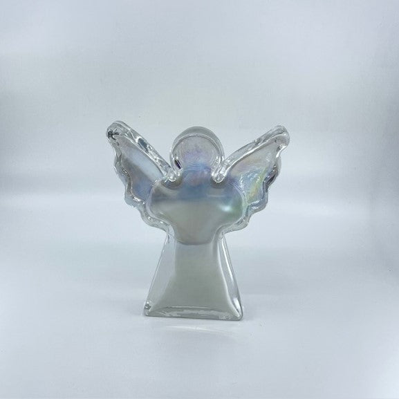 Glass Guardian Angel - White Irridescent