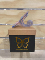 Load image into Gallery viewer, Glass Butterfly - Pink &amp; Blue
