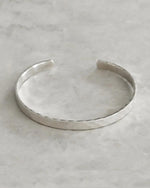 Load image into Gallery viewer, Petals Australia Sterling Silver Hammered Cuff - 5mm
