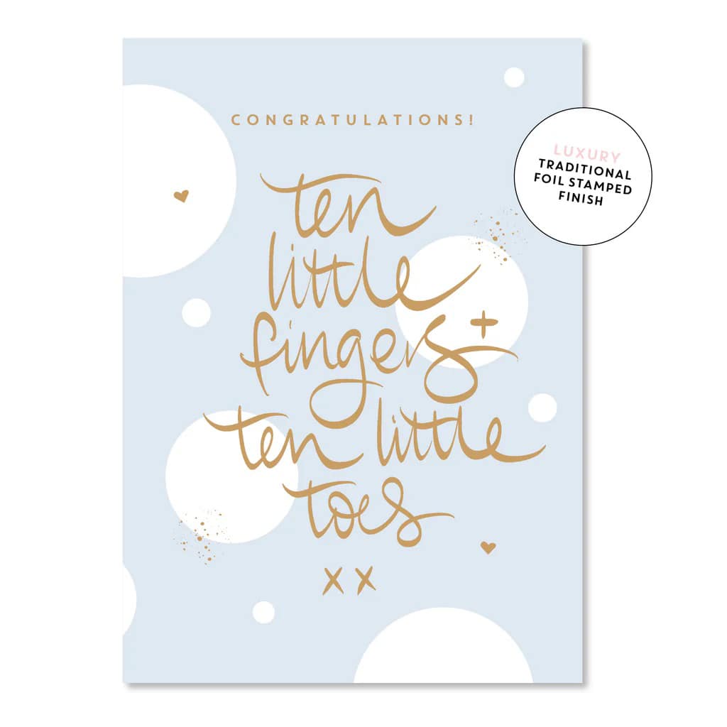 Just Smitten - 10 Little Fingers & Toes Blue