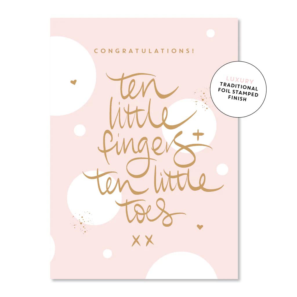 Just Smitten - 10 Little Fingers & Toes Pink