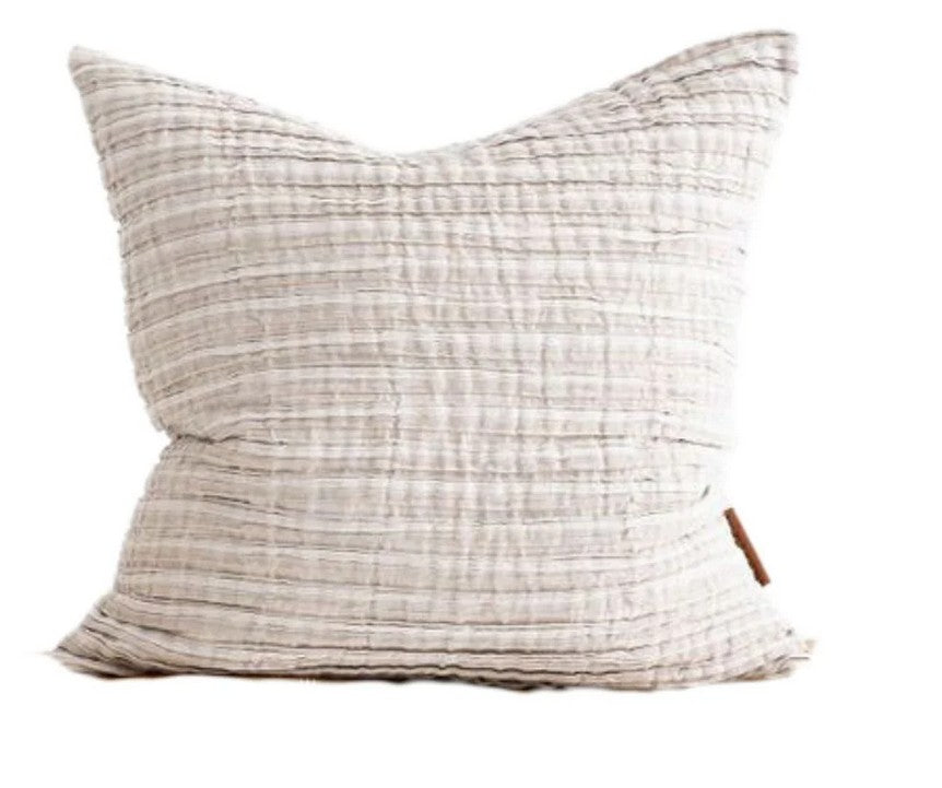 Auskin Airlie Square Cushion 55cm - Natural