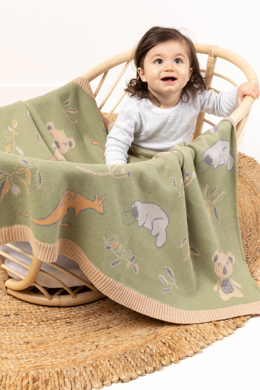 Indus Design Blanket - Bush Babies