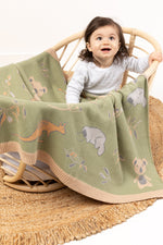Load image into Gallery viewer, Indus Design Blanket - Bush Babies

