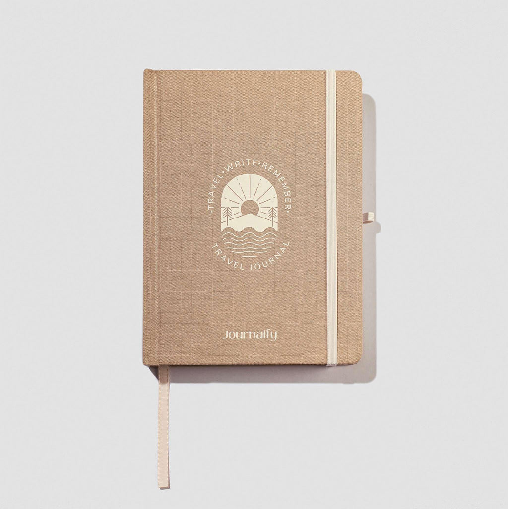 Journalfy Travel Journal - Earthy Taupe