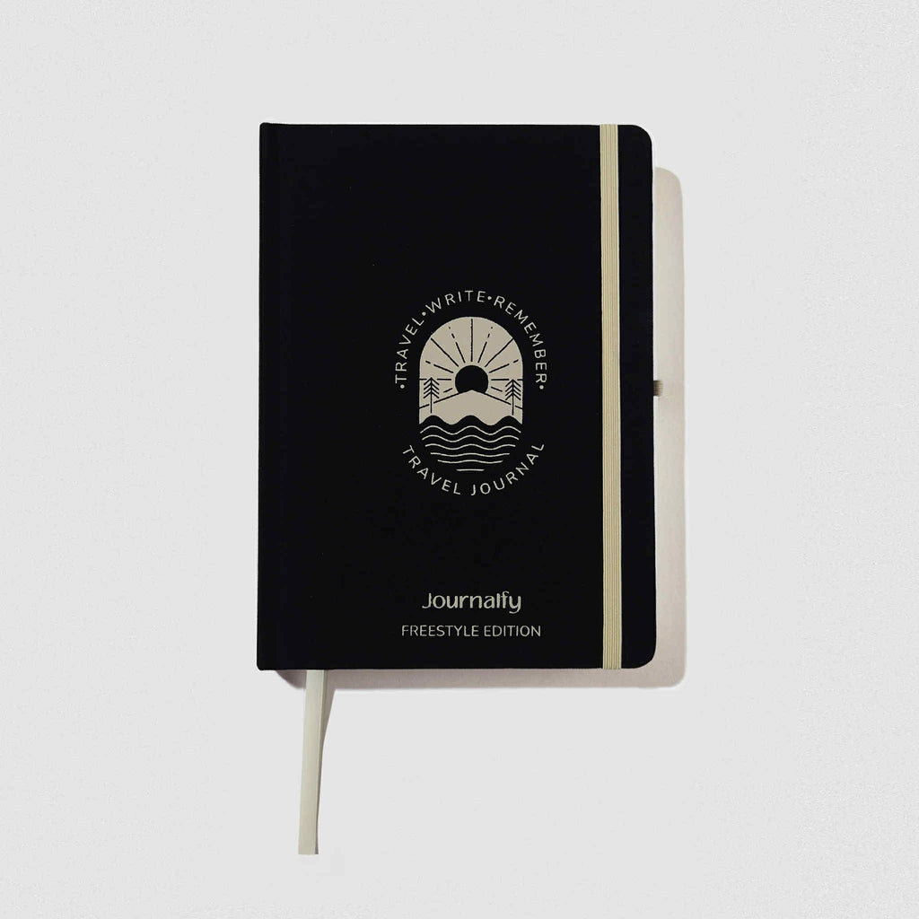 Journalfy Travel Journal - Freestyle Edition (Black)