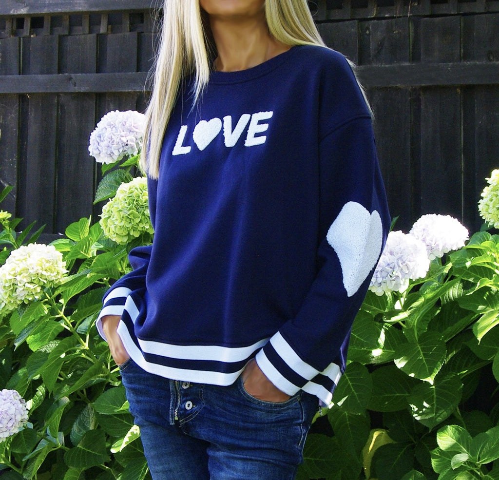 Who's Charlie Heart Windcheater - Navy [CLR:NAVY SZ:SMALL]