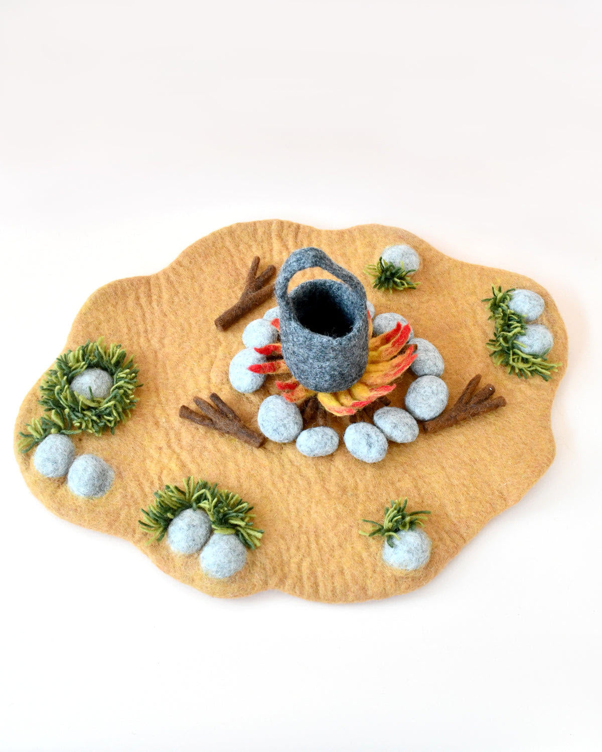 Tara Treasures Felt Play Mat Playscape - Wombat Stew