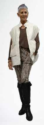Load image into Gallery viewer, La Strada Collection Pants - Taupe Native Print [SZ:S]
