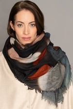 Load image into Gallery viewer, Yoko Fashion Scarf EV04 - Elva 100% Australian Merino Wool
