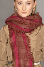 Load image into Gallery viewer, Yoko Fashion Scarf EV03 - Elva 100% Australian Merino Wool

